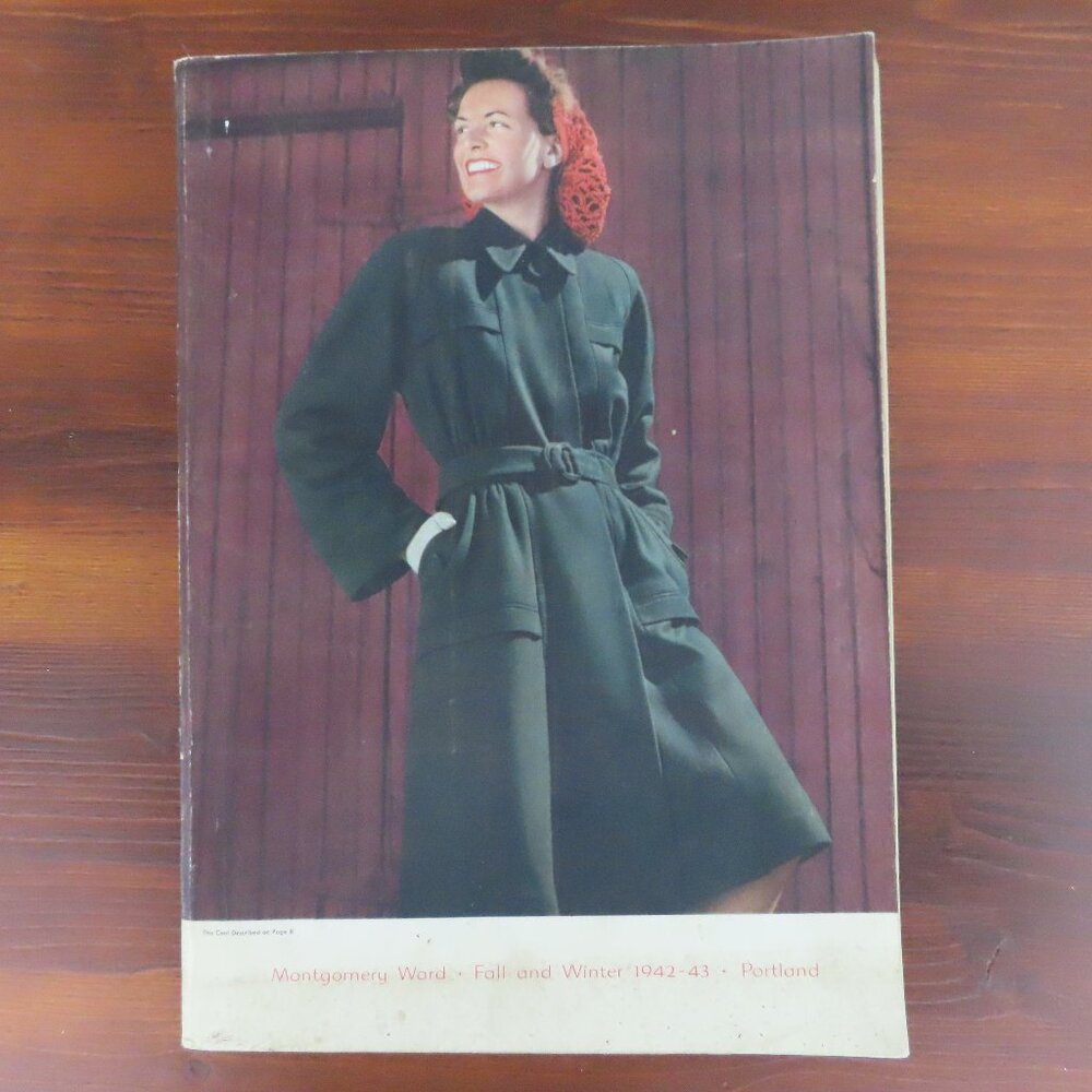 Montgomery Ward War Time WWII Department Store Fall/Winter 1942-43 Catalogue